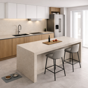 virtuve ar salu balta