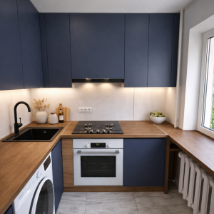 hruščova virtuve zila