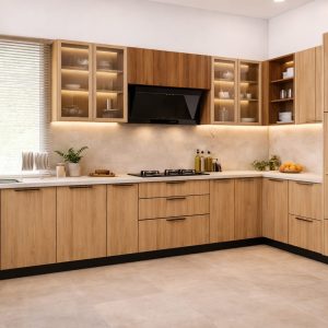 Virtuve ar salu liela